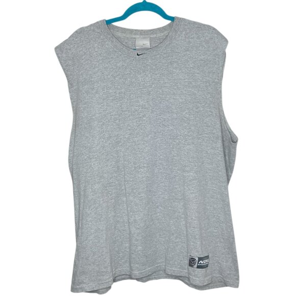 Vintage Nike Basketball Men's XL Travis Scott Center Swoosh Sleeveless T-Shirt - Picture 1 of 7
